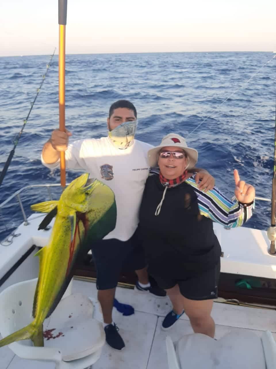 Fresh catch on a Lands End Charters boat